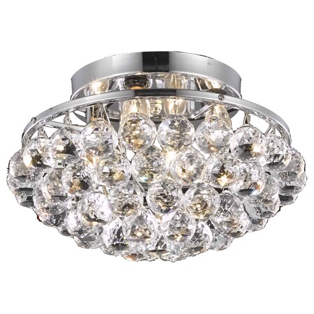 Elegant Lighting Flush Mount Chrome V9805F14C/RC